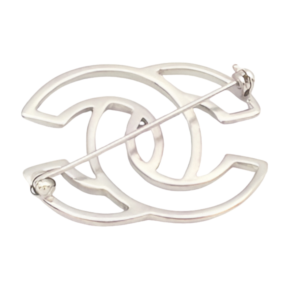 6460 - Chanel Coco Mark Brooch Silver - Picture 2 of 4